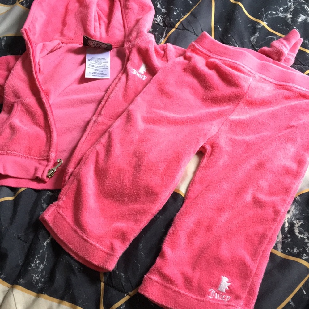 Baby girl sweater with pants set